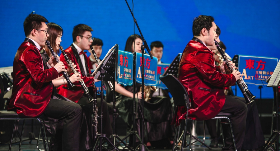 东方管乐让宝宝们在肚子里欣赏了人生第一场音乐会